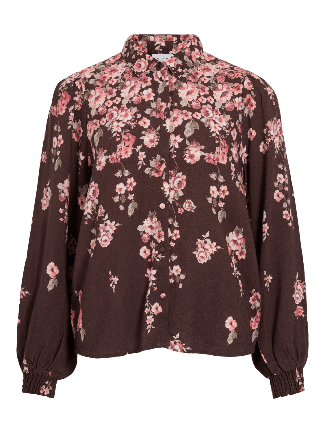 VIELMA Shirt - Coffee Bean - VERO MODA & VILA Bergvik